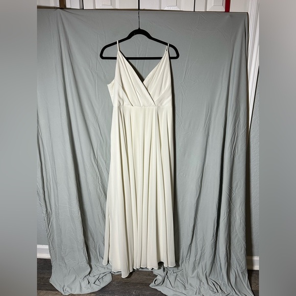 Lulus All About Love Cream Maxi Dress Style 1DA70941 3x - Picture 2 of 7